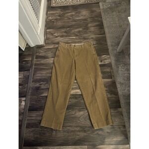 Vintage L.L. Bean Cord Corduroy Pants Trousers 34x32 90s Mens Straight Brown 376